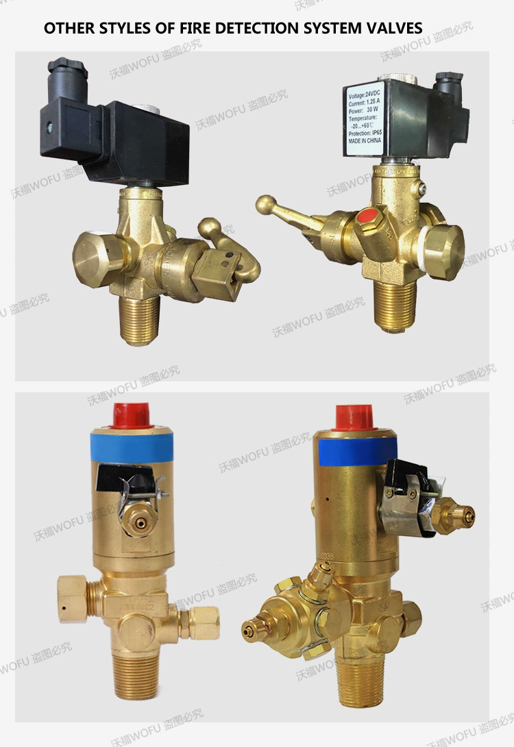 CO2 Brass Fire Suppression Trace Valve